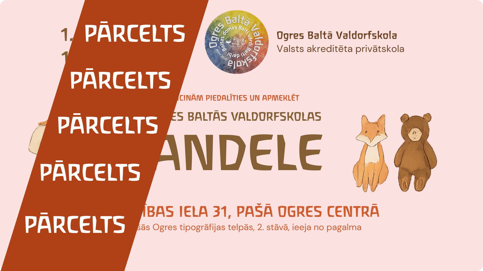 ANDELE 1. novembrī NENOTIEK, tā tiek pārcelta uz pavasari